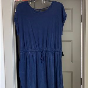 Forever 21 Navy Knee Length Dress